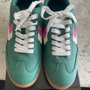 Dolce Vita Green and Pink Sneakers